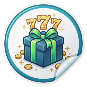Prezent z zieloną wstążką oznaczający bonus powitalny